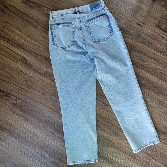 Abercrombie & Fitch Ankle Straight Ultra High Rise Jeans Size 30 Curve Love - Picture 7 of 11